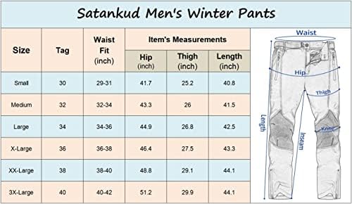 Erkek Su Geçirmez Kar kayak pantolonu Polar Astarlı Yırtılmaz Rüzgar Geçirmez Açık Yürüyüş Snowboard kış pantolonları Fermuar