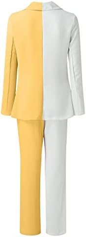 2023 Moda Kıyafet İş Rahat Blazer Takım Elbise Blazer Ceketler Kadınlar için İki Parçalı Ofis Takım Elbise Egzersiz Blazer