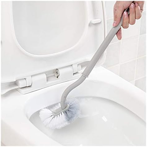 BİGWOMAN Tuvalet Fırçası Seti Uzun Saplı Tuvalet Fırçası Yumuşak Saç Yaratıcı Tuvalet Temizleme Fırçası Duvara Monte Plastik