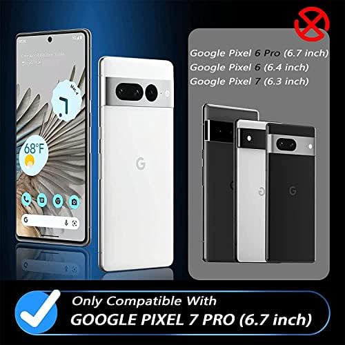 Sinslen 【2 Paket】 Google Pixel 7 Pro Ekran Koruyucu 6.7 İnç, [3D Kavisli][Anti-Scratch][Anti-Parmak İzi] Temperli Cam Ekran