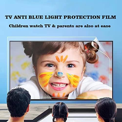 75-85 inç TV için Anti mavi ışık ekran koruyucu - Parlama Önleyici Ultra Net ekran Filtresi Mendil Bezi ile-Göz Yorgunluğunu