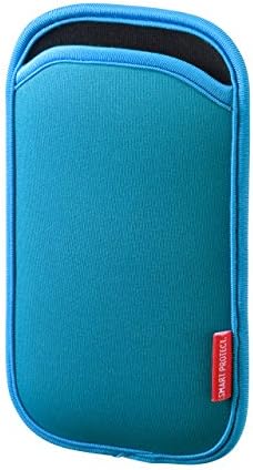 Sanwa Supply PDA-SPC9BL Çoklu Akıllı Telefon Kılıfı (5 inç için), Mavi