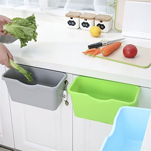 ABECEL çöp tenekesi, Mutfak dolabı Asılı çöp tenekesi Sebze Gıda atık saklama kutusu (Renk: Bej)