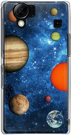 CaseMarket SoftBank AQUOS Telefon (102SH) Polikarbonat Şeffaf sert çanta [Uzay Gezegen Mavi Takımyıldızı Koleksiyonu-Akrep