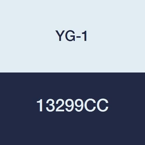 YG-1 13299CC HSSCo8 End Mill, 4 Flüt, Düzenli Uzunluk, Çift, Merkez Kesme, TiCN Kaplama, 3-3/8 Uzunluk, 9/32