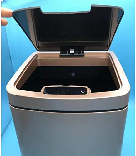 CHYSP Akıllı çöp tenekesi Otomatik sensörlü çöp kovası Kolu ile İç Kova çöp kutusu Kare çöp tenekesi Ev Mutfak Çöp Depolama