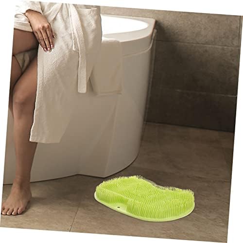 Hemoton Masaj Fırça Paspas Temizleme Scrubber Temizleme Aracı Banyo Scrubber Emme Geri Scrubber Peeling Ayak Mat Duş Ayak