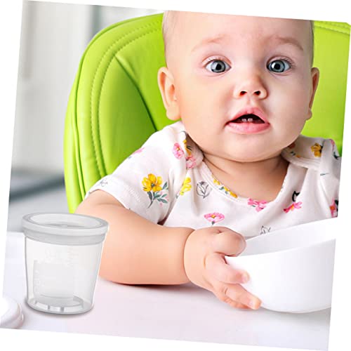 Toyvıan Süt Tozu Kutusu Aperatif kutu konteyner Bebek Aperatif Konteyner Formülü Kıyafet Pp Seyahat Beyaz