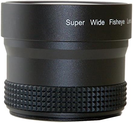 Canon Powershot A650IS 0.21 x-0.22 x Yüksek Dereceli Balık Gözü Lens - 58mm (İçerir Lens adaptörü 58mm) + Nwv Doğrudan Mikro