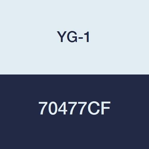 YG - 1 70477CF HSSCo8 Kaba Freze, Çok Flüt, Normal Uzunluk, İnce Adım, TiAlN-Futura Kaplama, 4-1/2 Uzunluk, 2