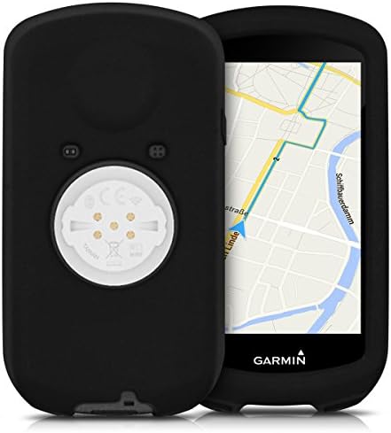 Garmin Edge 1030 / 1030 Plus ile Uyumlu kwmobile Kılıfı - Kılıf Yumuşak Silikon Bisiklet GPS Koruyucu Kapak-Siyah