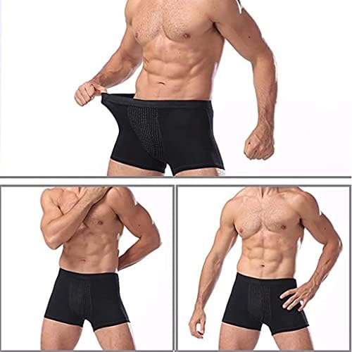 XSION 3/5/7-Pack Fizyolojik Büyütme İç Çamaşırı Erkekler için Manyetik Terapi Sağlık Streç Boxer Külot