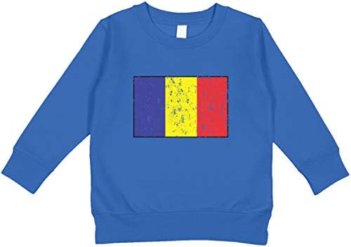 Amdesco Romanya Bayrağı Romen Yürümeye Başlayan Çocuk Sweatshirt