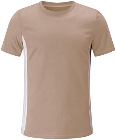 Erkek Spor Seti Yaz Kıyafeti 2 Parça Set Kısa Kollu T Shirt ve Şort Casual Slim Fit Eşofman Seti Cepler ile