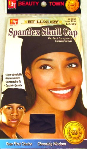 Spandex Kafatası Şapkası-Kraliyet Mavisi