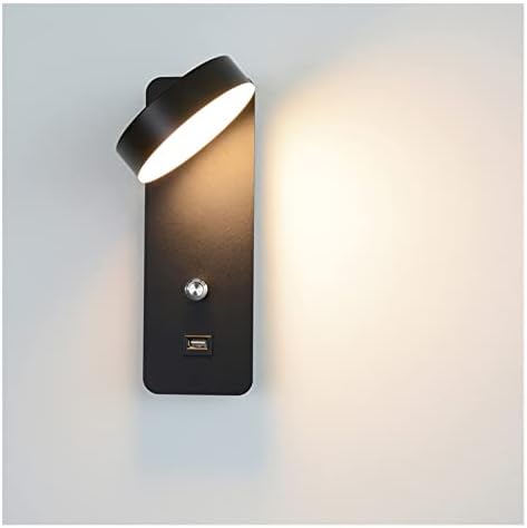 ZLXDP Kapalı led duvar Lambası Duvar Anahtarı ile Yatak Odası Ev Başucu Duvar ışıkları USB Şarj Duvar Aplik