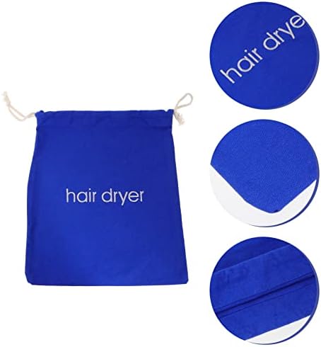 FRCOLOR Seyahat makyaj çantası Siyah Makyaj Çantası 2 adet Saç kurutma makinesi çantası saç kurutma makinesi büzgülü torba