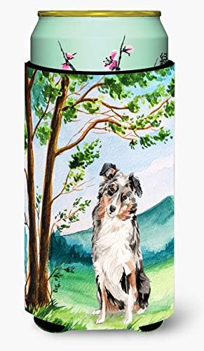 Caroline's Treasures CK2030TBC Ağacın Altında Avustralyalı Çoban Uzun Boylu Çocuk Kucaklayıcı, Soğutabilir Kol Kucaklayıcı