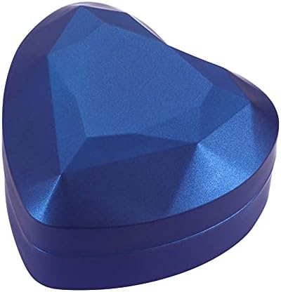 ISMARLAMA Kız Mücevher Kutusu Kalp şeklinde Yüzük kutusu LED ışıklı Yüzük Küpe Kutusu Takı Ekran Hediye Kutusu Teklif için