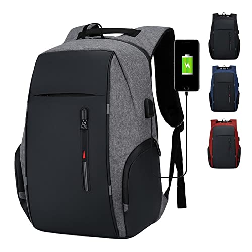Sırt çantası Erkek erkek iş Dizüstü Sırt Çantaları Su Geçirmez USB Dizüstü Öğrenci okul çantası Anti-Hırsızlık Büyük Kapasiteli