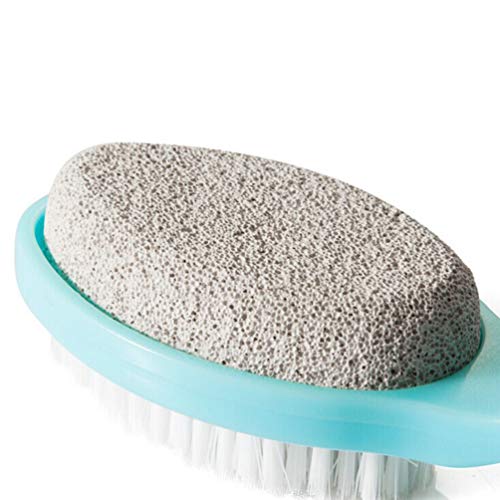 Happyyami Küvet Scrubber Ponza Taşı 1 adet Plastik Banyo Fırçası ayak Fırçası Pratik Faydalı Taşınabilir Ponza Masaj Fırçası