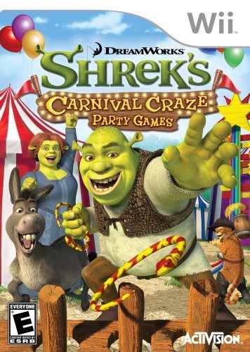Shrek'in Karnaval Çılgınlığı Parti Oyunları-Nintendo Wii (Yenilendi)