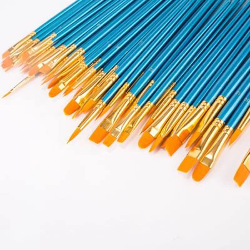 Yok Detay Fırça Seti Sentetik Kısa Saplı Fırça resim fırçası Malzemeleri Suluboya yağlı boya Fırça Seti (Renk: A, Boyut:
