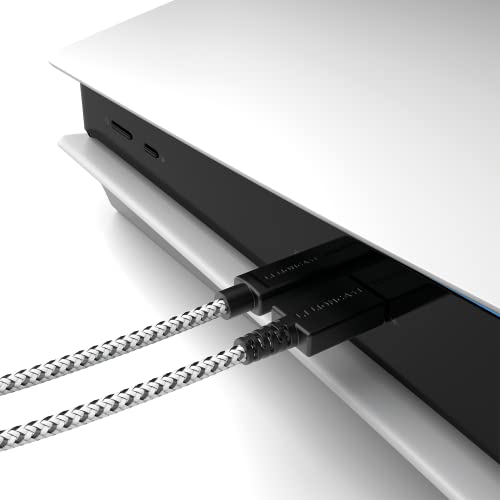 Lioncast 4m PS5 Denetleyici Şarj Kablosu Playstation 5 için USB-C'den USB-A'ya Şarj Kablosu Dualsense Denetleyicisi için