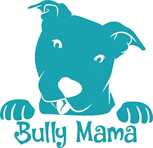 Bully Mama Pitbull Çıkartması-Disket Kulak Gözetleme Çukuru Vinil Araba Çıkartması, Pencere, Duvar, Dizüstü Bilgisayar, Çıkartma
