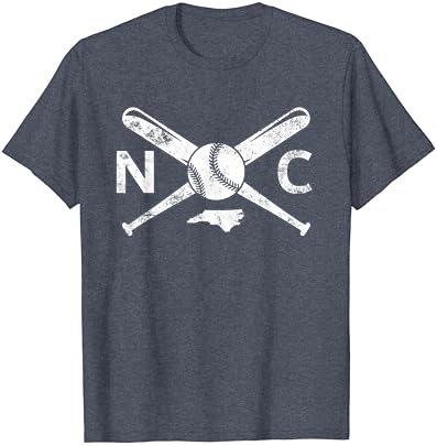 Kuzey Carolina Beyzbol NC Beyzbol Kuzey Carolina Beyzbol Tişörtü
