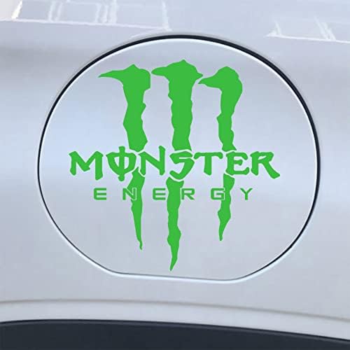 nuoozy Evrensel Araba Yakıt Deposu Kapağı Sticker Serin Dekoratif Vinil çıkartma Yeşil C004 (1 Adet)