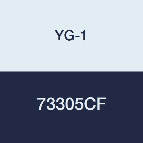 YG-1 73305CF 3/8 HSSCo8 End Mill, Çok Flüt, Düzenli Uzunluk, Kaba ve Terbiye, TiAlN-Futura Bitirmek, 2-1 / 2 Uzunluk