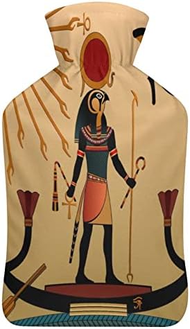 Din Antik Mısır Sıcak Su Şişesi 1000ml Sevimli Yumuşak Su Enjeksiyon Çantası el ısıtıcı Sıcak El Ayak Hediyeler