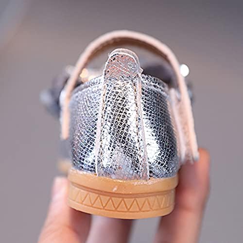 Bebek Kız Elbise Ayakkabı Mary Jane Düğün Nedime Düşük Topuk Prenses çiçekli ayakkabı Ayakkabı Çocuklar Yürümeye Başlayan