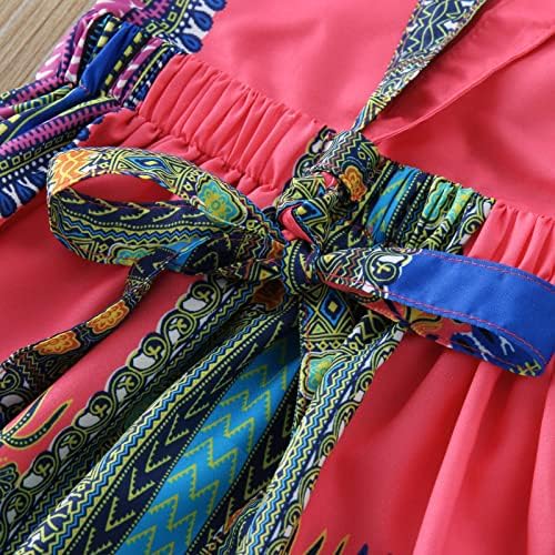 Yenidoğan Kız Elbise Tarzı Prenses Çocuklar Geleneksel Elbise Elbiseler Ankara 16Y Afrika Toddler Kız Backless Jartiyer (Sıcak