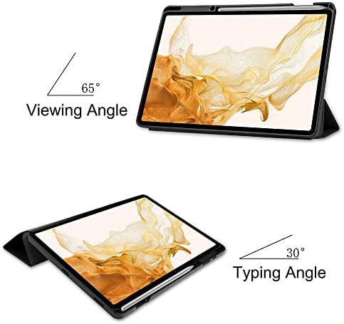 ChıToMa Galaxy Tab S8 + /S7 FE / S7 Artı Kılıf ile S Kalem Tutucu [SM-X800/X806 / T730 / T736B/T970 / T975] - Darbeye Dayanıklı