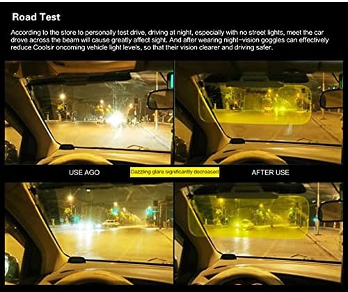 AZBUY gece Görüş gözlüğü Sürüş için Parlama Önleyici Gözlük Polarize UV400 Gece Görüş Sürücü Güneş Gözlüğü Erkekler Kadınlar