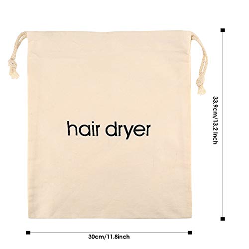 ERKXD 3 | 6 | 8 Paketi Saç kurutma makinesi çantaları İpli çanta Konteyner Saç Kurutma Makinesi Çantası seyahat banyo (3